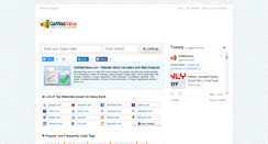 Desktop Screenshot of getwebvalue.net